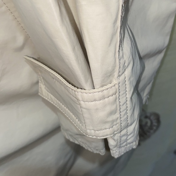 MEN EDDIE BAUER TRENCH VELCRO/ZIP FRONT CLOSURE, WELT POCKETS BEIGE SZ M - Picture 9 of 15